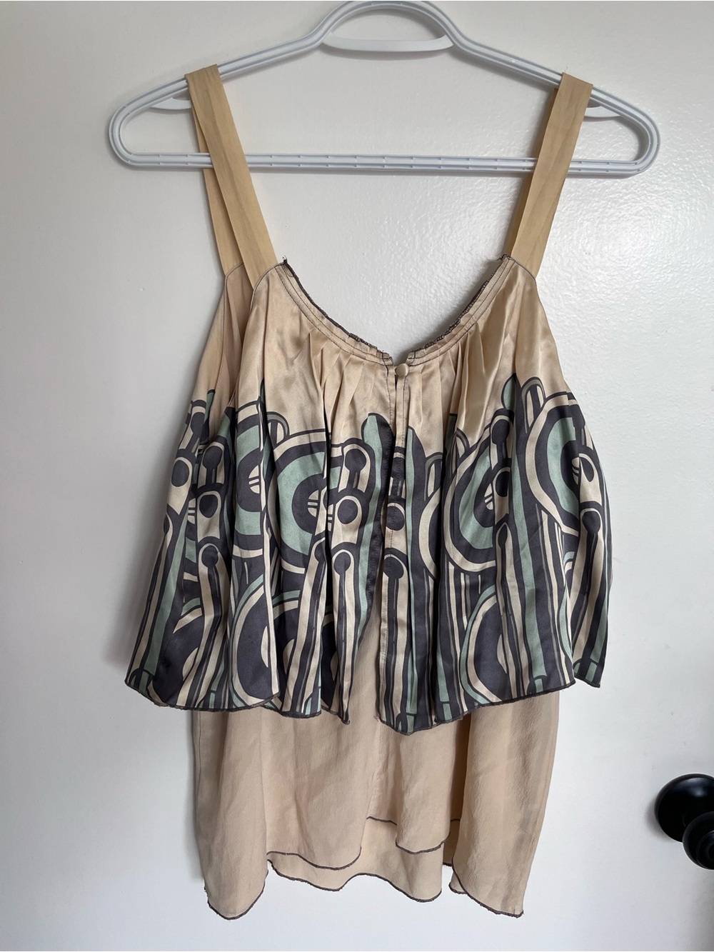 Women's Layered 100% Silk - Flowy Swing Tank Top